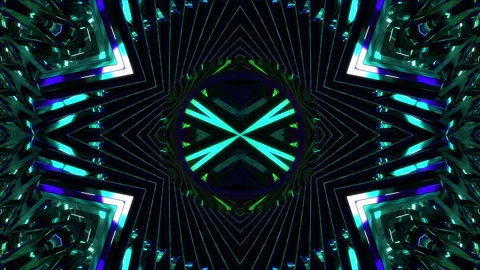 Abstract animation multicolor pattern 4K smooth concept Stock Footage 244453794