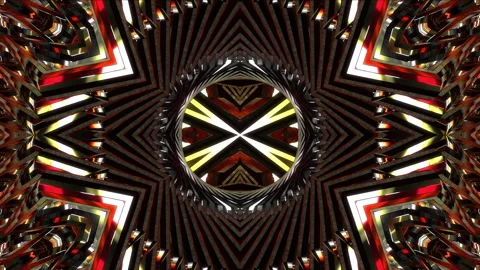 Abstract animation multicolor pattern 4K smooth concept Stock Footage 244456418