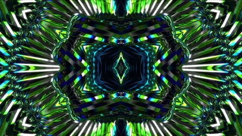 Abstract animation multicolor pattern 4K smooth concept Video stock 244461330