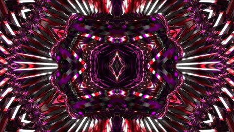 Abstract animation multicolor pattern 4K smooth concept Stock Footage 244461348