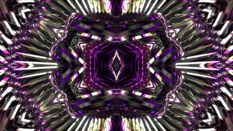 Abstract animation multicolor pattern 4K smooth concept Video stock 244461731