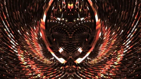 Abstract animation multicolor pattern 4K smooth concept Stock Footage 244746073