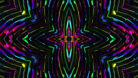 Abstract animation multicolor pattern 4K smooth concept Stock Footage 244752602
