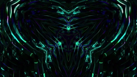 Abstract animation multicolor pattern 4K smooth concept Video stock 244754942