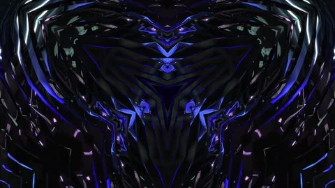 Abstract animation multicolor pattern 4K smooth concept Stock Footage 244755874