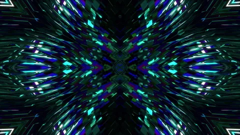 Abstract animation multicolor pattern 4K smooth concept Stock Footage 244758126