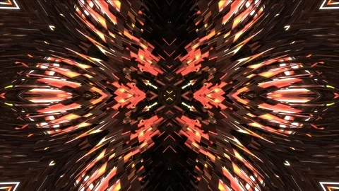 Abstract animation multicolor pattern 4K smooth concept Stock Footage 244758127