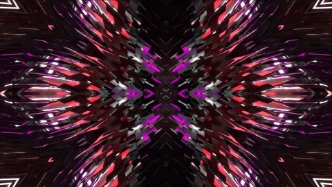 Abstract animation multicolor pattern 4K smooth concept Stock Footage 244759573
