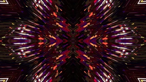 Abstract animation multicolor pattern 4K smooth concept Stock Footage 244759574