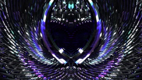 Abstract animation multicolor pattern 4K smooth concept Stock Footage 244773742