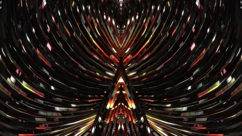 Abstract animation multicolor pattern 4K smooth concept Stock Footage 244774195