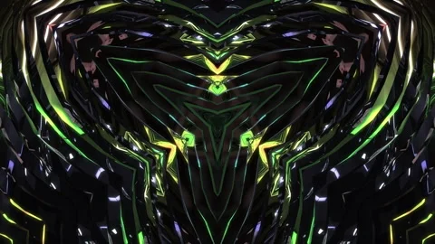 Abstract animation multicolor pattern 4K smooth concept Stock Footage 244774591