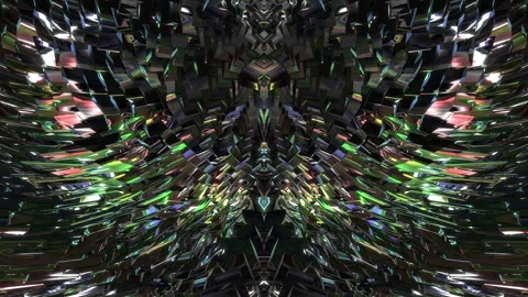 Abstract animation multicolor pattern 4K smooth concept Stock Footage 244774730