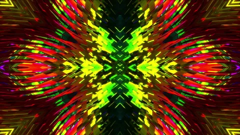 Abstract animation multicolor pattern 4K smooth concept Stock Footage 244774782
