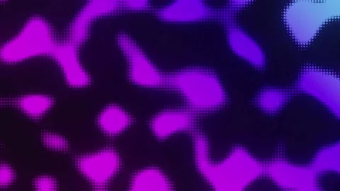 Abstract animation neon hexagons and dots neon colors background Stock Footage 211794640