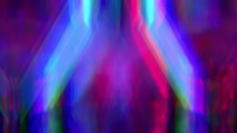 Abstract animation of neon lighting lines form into geometric pattern. Stock Footage 220140900