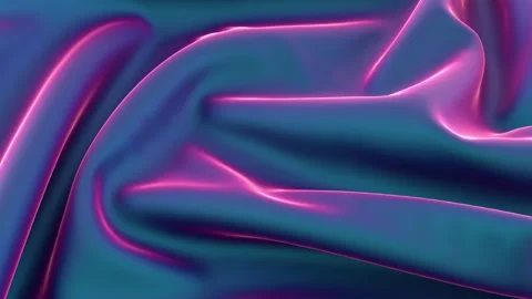 Abstract animation of neon liquid Stock Footage 160587638