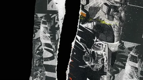 Abstract animation with paper transition effect. Inspired by manga, graffit.. Stock Footage 237760254