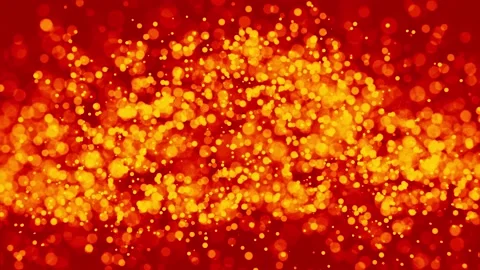 Abstract animation with particles, dust or spheres - Loop Stock Footage 161835080