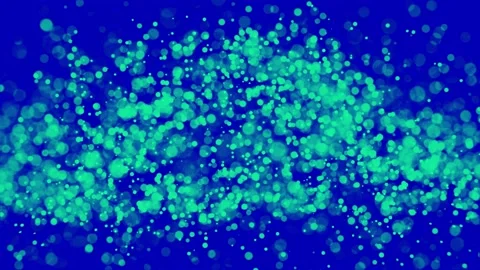Abstract animation with particles, dust or spheres Stock-Footage 161835086
