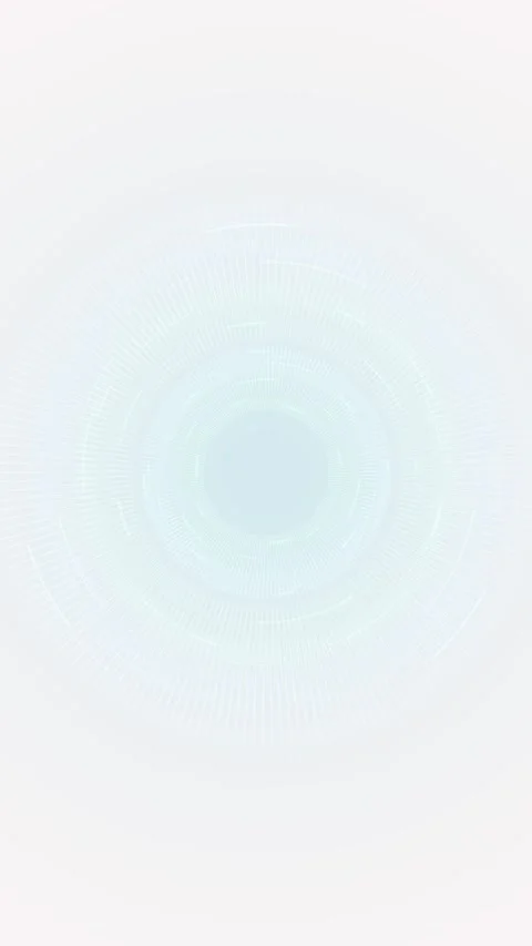 Abstract animation of pulsating circles creates a calming, rhythmic visual Stock Footage 327941716