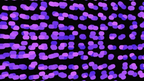 Abstract animation of a purple dot  Stock Footage 316970491