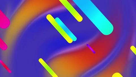 Abstract animation rain. Simple shapes. Looped sequence. 库存影片 141945035