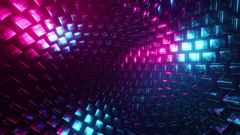 Abstract animation of random movement of rectangular shapes. Infinitely looped Stock-Footage 177504685