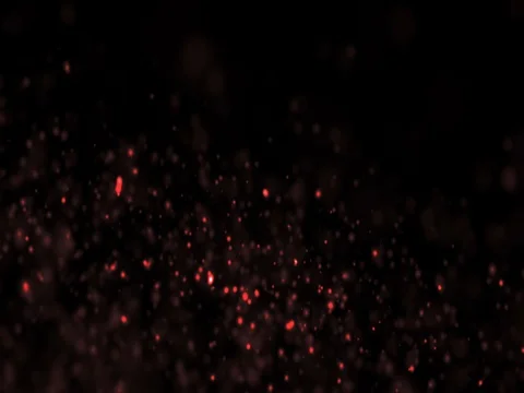 Abstract Animation Red Particles Background Stock Footage 76491425