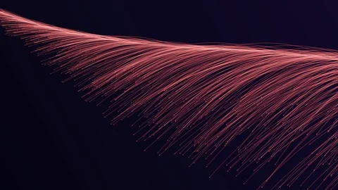 Abstract animation of red rays falls on the dark background 動画素材 125232022