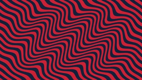 Abstract animation of red wave pattern. seamless loop. Stock-Footage 247690780