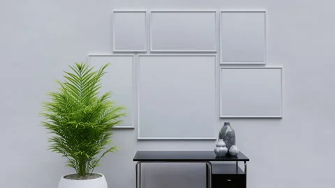 Abstract animation of the room assembly Stock Footage 159792390