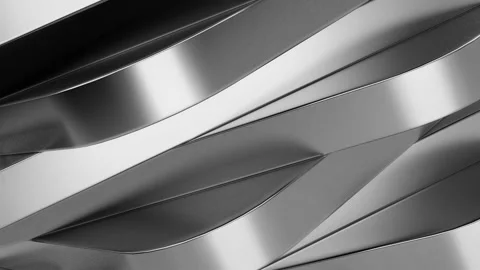 Abstract animation with rotating object in black and white - Loop Vidéo 164295756