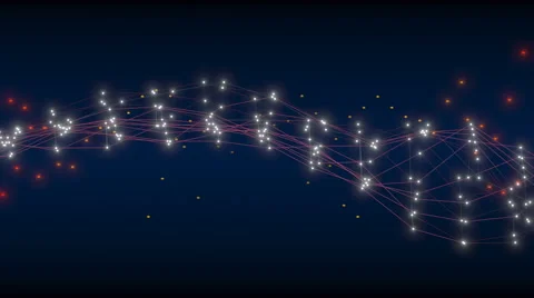 Abstract animation, scientific theme Video stock 55128086