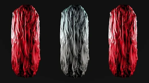 Abstract Animation. Silk Texture. VJ Loop 4K Stock Footage 120734347