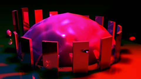 Abstract animation with simple elements and colors 動画素材 46656756