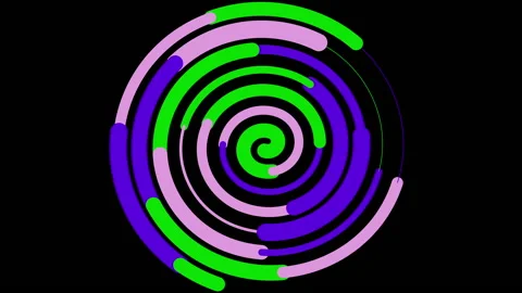 Abstract animation. Simple shapes. Cyclic sequence. The line pattern 库存影片 148324560