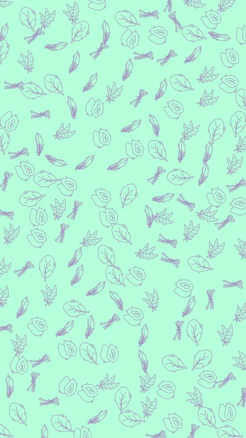 Abstract animation of small particles moving on a light green background Video stock 336836058