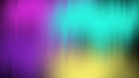 Abstract animation of a soft, vertical gradient with purple, cyan, and yellow Stock Footage 319664056