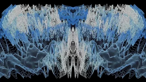 Abstract animation sound wave spectrum motion background Stock Footage 337939030