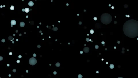Abstract animation of sphere in dark space. Stock Footage 312312598