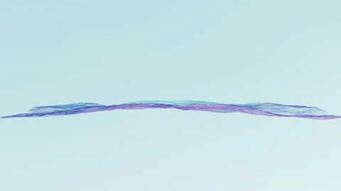 Abstract  animation of a surface with waves, modern design, 4k seamless loop Video stock 158856079