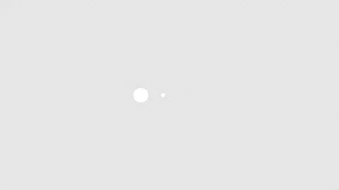 Abstract animation of three dot circles blinking in one row Stock Footage 141251623