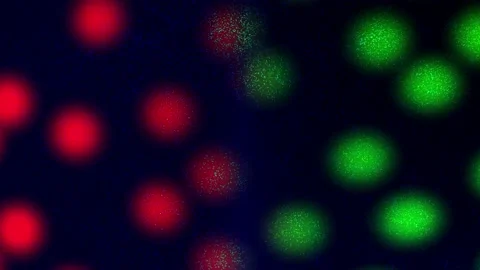Abstract animation of tiny particles motion are flowing on the background. Stock Footage 210831552