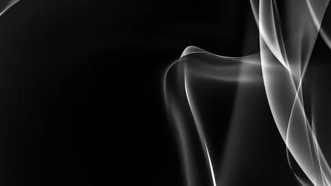 Abstract animation of transparent steamy object Stock Footage 282298855