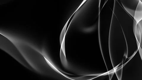 Abstract animation of transparent steamy object Stock Footage 285324080