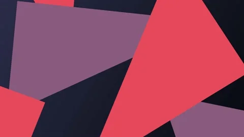 Abstract animation triangular shape background. Seamless 4k video background. Stock Footage 196736888