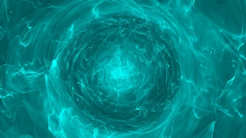Abstract animation of a turquoise aura. seamless energy looping. Vidéo 106964137