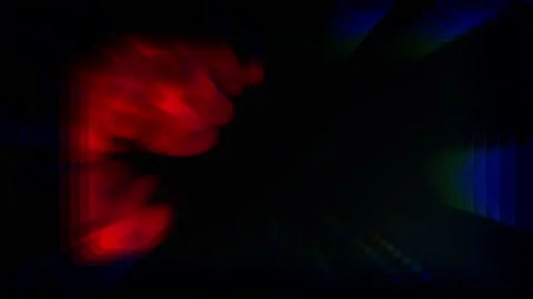Abstract animation of watercolor between two colors are diffusing into water. Stock-Footage 216488969