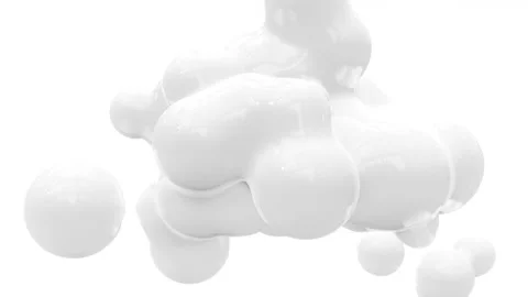 Abstract animation in wave motion and spheres Видео 161166671
